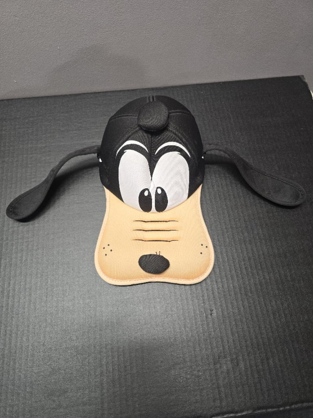 Disney Parks Goofy Face Hat Cap Black Adult Unisex One Size Disney